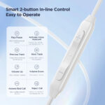Joyroom Type-C Half In-Ear Oordopjes – Wit - 9