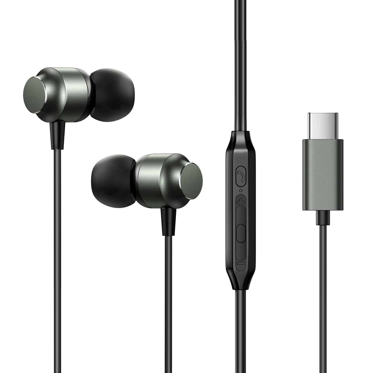 Joyroom Type-C In-Ear Oordopjes – Zwart 1
