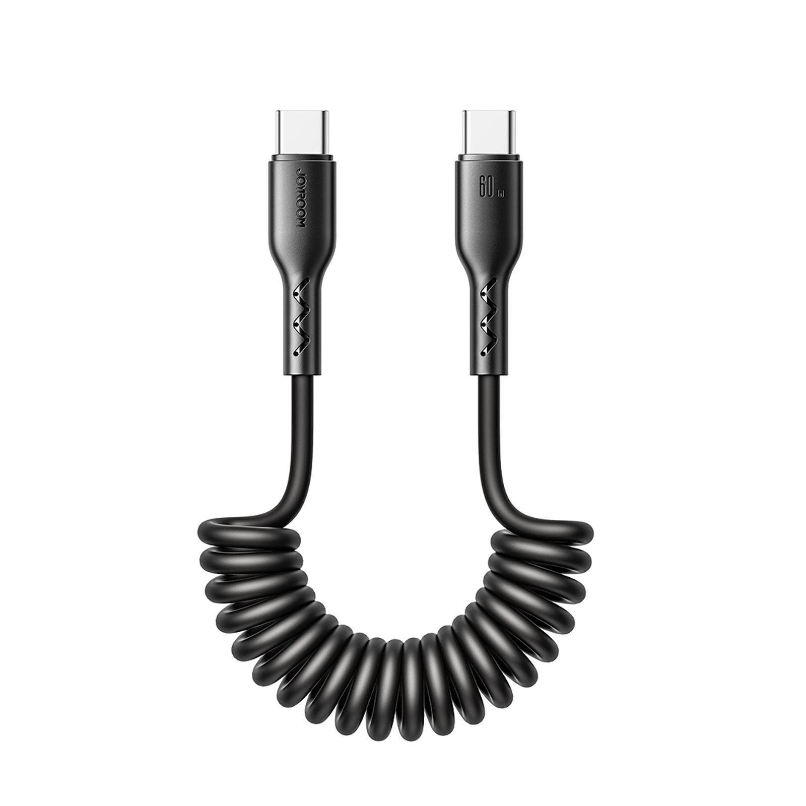Joyroom – USB-C naar USB-C Kabel – Krulsnoer – 1 Joyroom – USB-C naar USB-C Kabel – Krulsnoer – 1