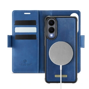Solidenz 2-in-1 MagSafe Wallet Case voor Samsung Galaxy S25 Edge – Blauw Main Image