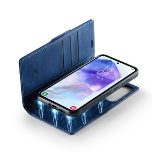 Solidenz 2-in-1 MagSafe Wallet Case voor Samsung Galaxy S25 Edge – Blauw - 2
