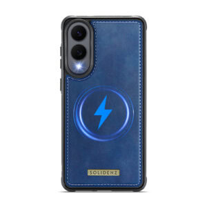Solidenz 2-in-1 MagSafe Wallet Case voor Samsung Galaxy S25 Edge – Blauw - 3
