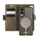 Solidenz 2-in-1 MagSafe Wallet Case voor Samsung Galaxy S25 Edge - Bruin