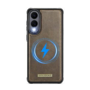 Solidenz 2-in-1 MagSafe Wallet Case voor Samsung Galaxy S25 Edge – Bruin - 3