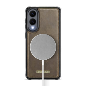 Solidenz 2-in-1 MagSafe Wallet Case voor Samsung Galaxy S25 Edge – Bruin - 4