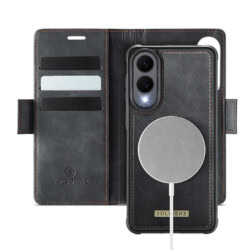 Solidenz 2-in-1 MagSafe Wallet Case voor Samsung Galaxy S25 Edge - Zwart