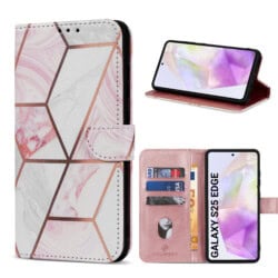 Solidenz bookcase Samsung Galaxy S25 Edge - Marmer