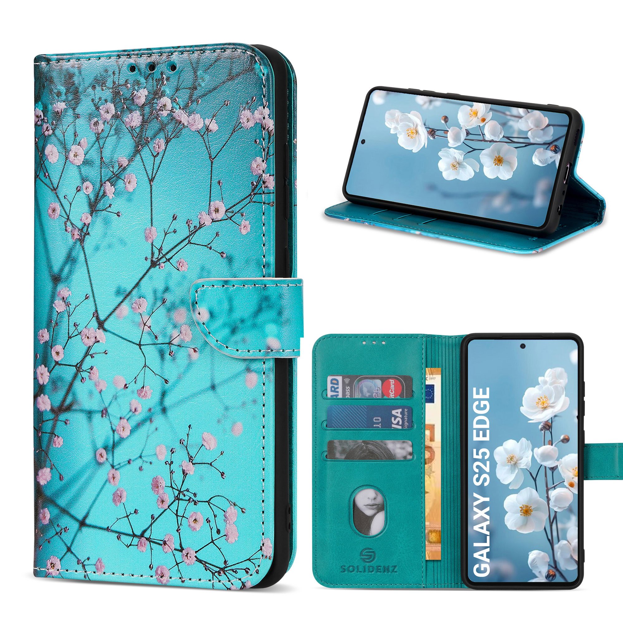 Solidenz Bookcase Samsung Galaxy S25 Edge – Sierkers 1 Solidenz Bookcase Samsung Galaxy S25 Edge – Sierkers 1