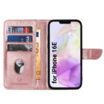 Solidenz bookcase iPhone 17e / 16e – Roségoud - 3