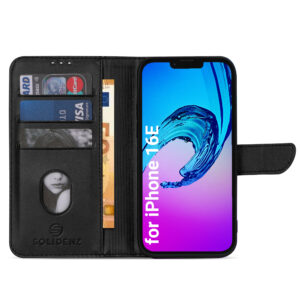 Solidenz bookcase iPhone 16e – Zwart - 3