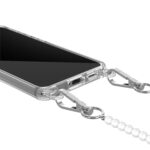 Solidenz Collection Samsung Galaxy S25 / S24 hoesje met afneembare koord – White Pearls - 3