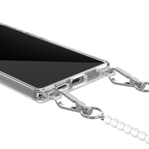 Solidenz Collection Samsung Galaxy S25 Ultra hoesje met afneembare koord – White Pearls - 3