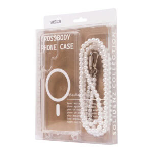 Solidenz Collection Samsung Galaxy S25 Ultra hoesje met afneembare koord – White Pearls - 7