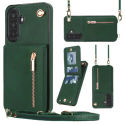 Solidenz Fashion Portemonnee hoesje met koord Samsung Galaxy A56 - Groen