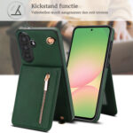 Solidenz Fashion Portemonnee hoesje met koord Samsung Galaxy A56 – Groen - 4
