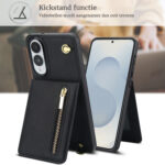 Solidenz Fashion Portemonnee hoesje met koord Samsung Galaxy S25 Edge – Zwart - 3