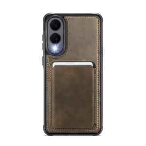 Solidenz MagSafe Wallet Backcover voor Samsung Galaxy S25 Edge – Bruin - 2