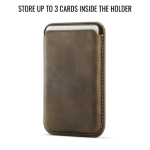 Solidenz MagSafe Wallet Backcover voor Samsung Galaxy S25 Edge – Bruin - 6