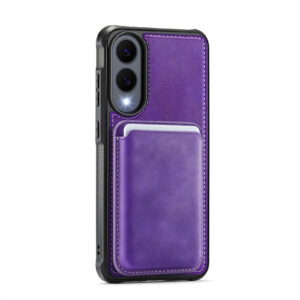 Solidenz MagSafe Wallet Backcover voor Samsung Galaxy S25 Edge – Paars - 1