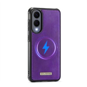 Solidenz MagSafe Wallet Backcover voor Samsung Galaxy S25 Edge – Paars - 3