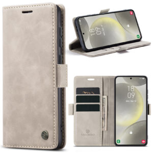 Solidenz Urban Book Samsung Galaxy S25 Edge hoesje - Beige