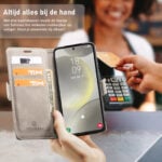Solidenz Urban Book Samsung Galaxy S25 Edge hoesje – Beige - 7