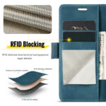 Solidenz Urban Book Samsung Galaxy S25 Edge hoesje – Blauw - 8