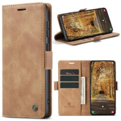 Solidenz Urban Book Samsung Galaxy S25 Edge hoesje - Bruin
