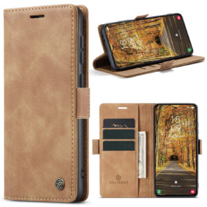 Solidenz Urban Book Samsung Galaxy S25 Edge hoesje - Bruin