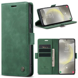 Solidenz Urban Book Samsung Galaxy S25 Edge hoesje - Groen