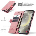 Solidenz Urban Book Samsung Galaxy S25 Edge hoesje – Roze - 5