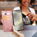 Solidenz Urban Book Samsung Galaxy S25 Edge hoesje – Roze - 7