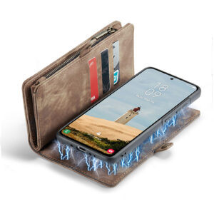 Solidenz Urban Wallet Samsung Galaxy S25 Edge hoesje – Bruin - 7
