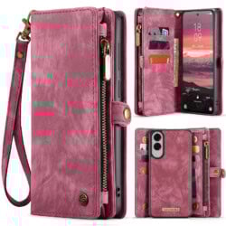 Solidenz Urban Wallet Samsung Galaxy S25 Edge hoesje - Rood