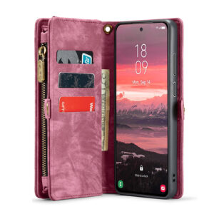 Solidenz Urban Wallet Samsung Galaxy S25 Edge hoesje – Rood - 3