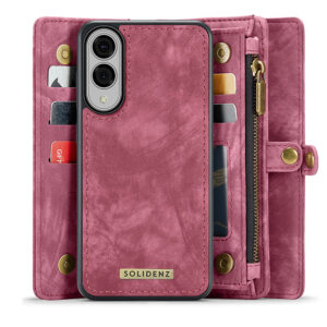 Solidenz Urban Wallet Samsung Galaxy S25 Edge hoesje – Rood - 4
