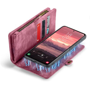 Solidenz Urban Wallet Samsung Galaxy S25 Edge hoesje – Rood - 7