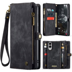 Solidenz Urban Wallet Samsung Galaxy S25 Edge hoesje - Zwart