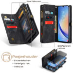 Solidenz Urban Wallet Samsung Galaxy S25 Edge hoesje – Zwart - 8