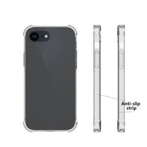 Stevig transparant iPhone 16e hoesje - 1