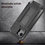 Stofdicht metalen hoes iPhone 17e / 16e – Zwart - 6