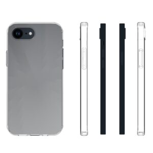 Transparant siliconen iPhone 16e hoesje - 1