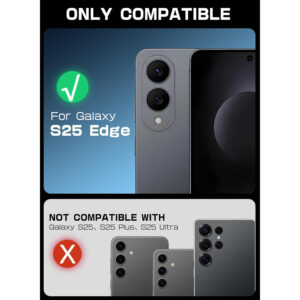 Ares MagStand Samsung Galaxy S25 Edge met MagSafe – Zwart - 8