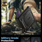 Armorbox Galaxy Z Flip 7 hoesje met screen protector – Zwart - 4