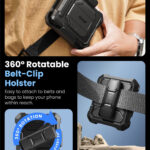 Armorbox Galaxy Z Flip 7 hoesje met screen protector – Zwart - 7