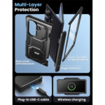 Armorbox Galaxy Z Fold 7 hoesje met screen protector – Zwart - 9