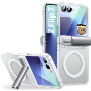 Cosmo Samsung Galaxy Z Flip 7 hoesje met screen protector en MagSafe – Transparant Main Image