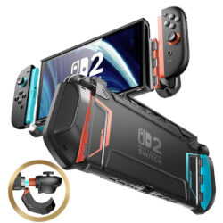 Supcase Blade Nintendo Switch 2 Case - Dock friendly met JoyCon Houder - Zwart