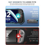 Supcase Blade Nintendo Switch 2 Case – Dock friendly met JoyCon Houder – Zwart - 3