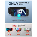 Supcase Blade Nintendo Switch 2 Case – Dock friendly met JoyCon Houder – Zwart - 2